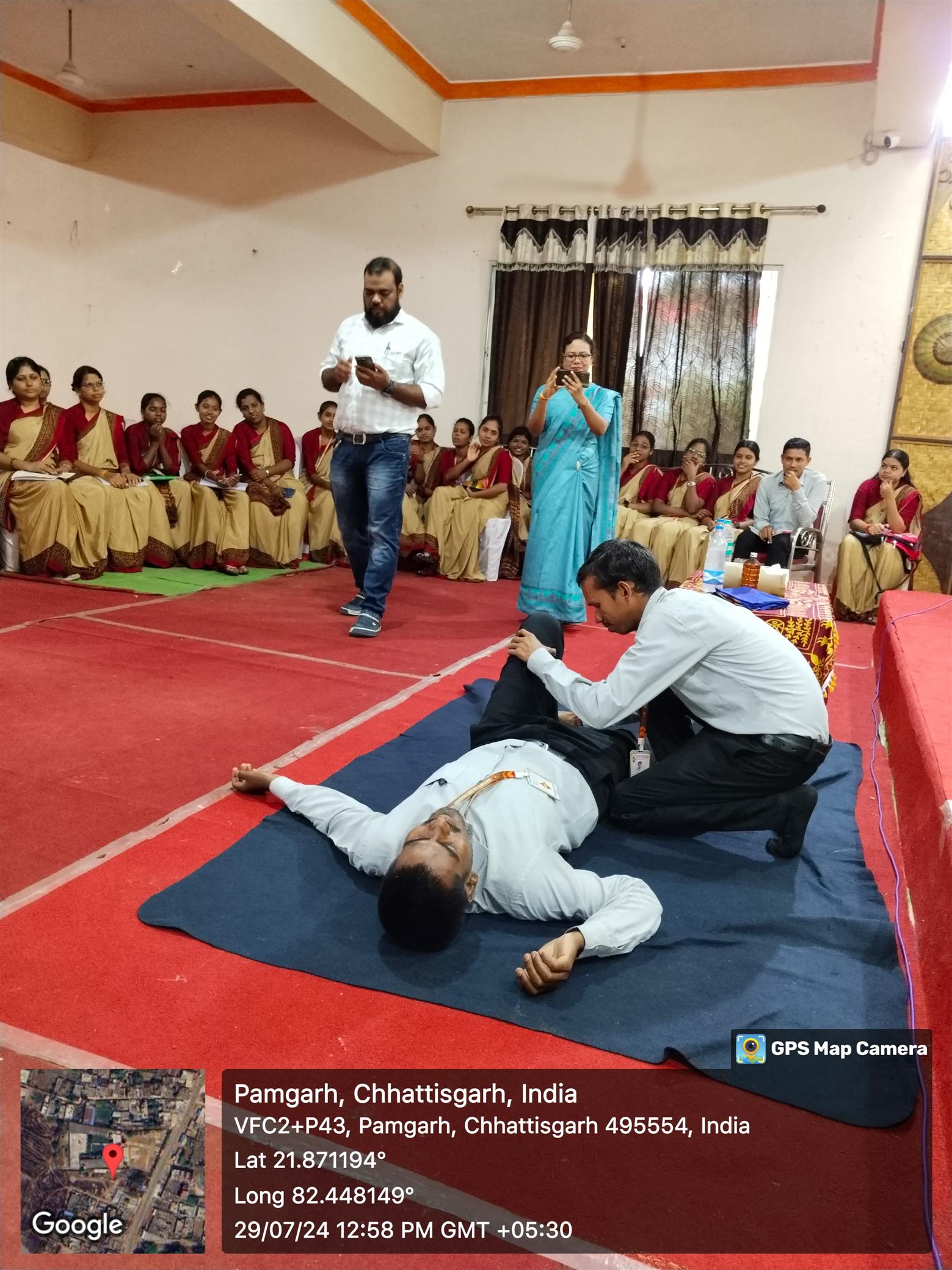 First aid training program by Indian Redcross Society, Janjgir-Champa