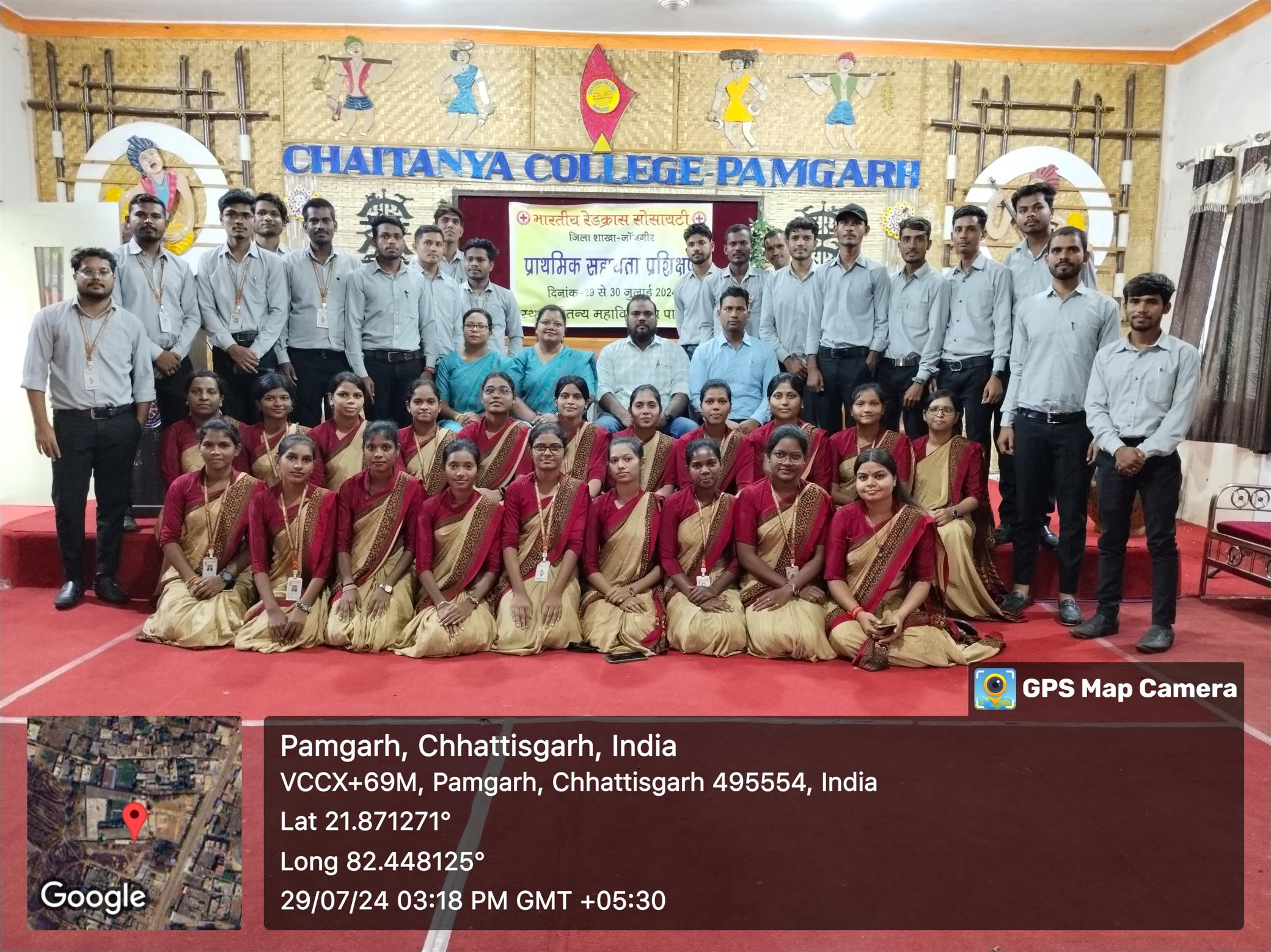 First aid training program by Indian Redcross Society, Janjgir-Champa