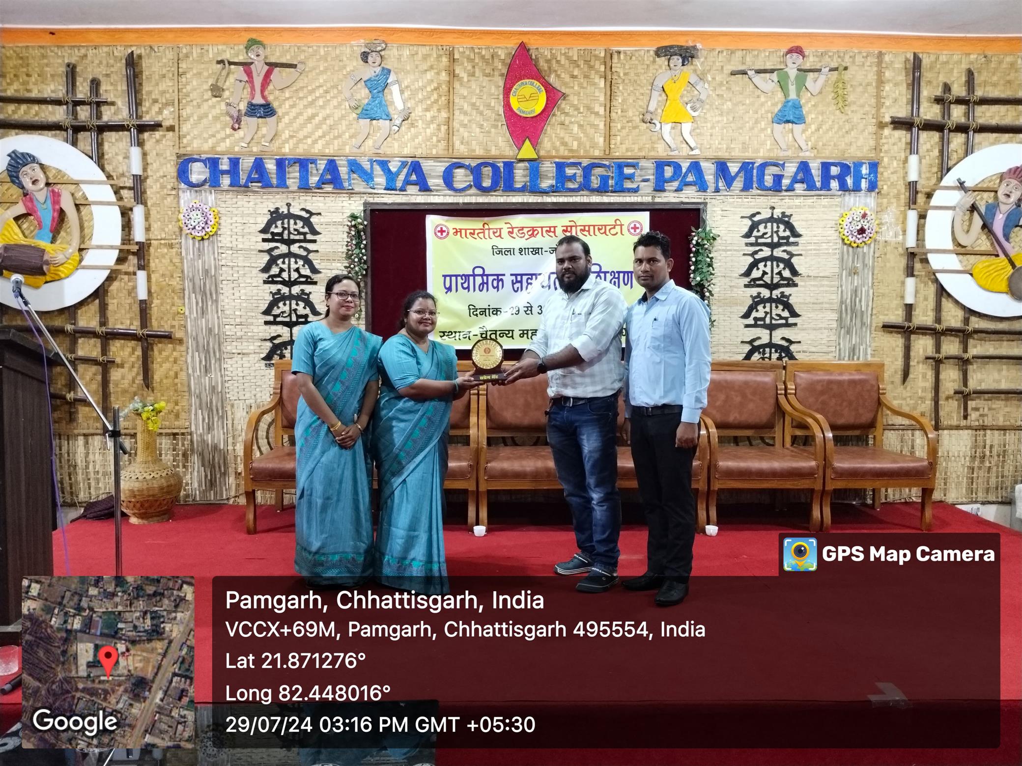 First aid training program by Indian Redcross Society, Janjgir-Champa